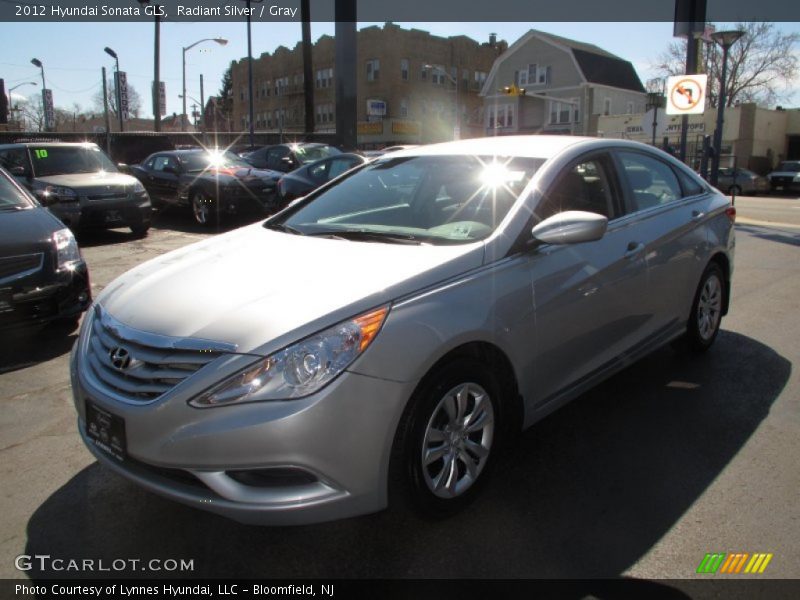 Radiant Silver / Gray 2012 Hyundai Sonata GLS