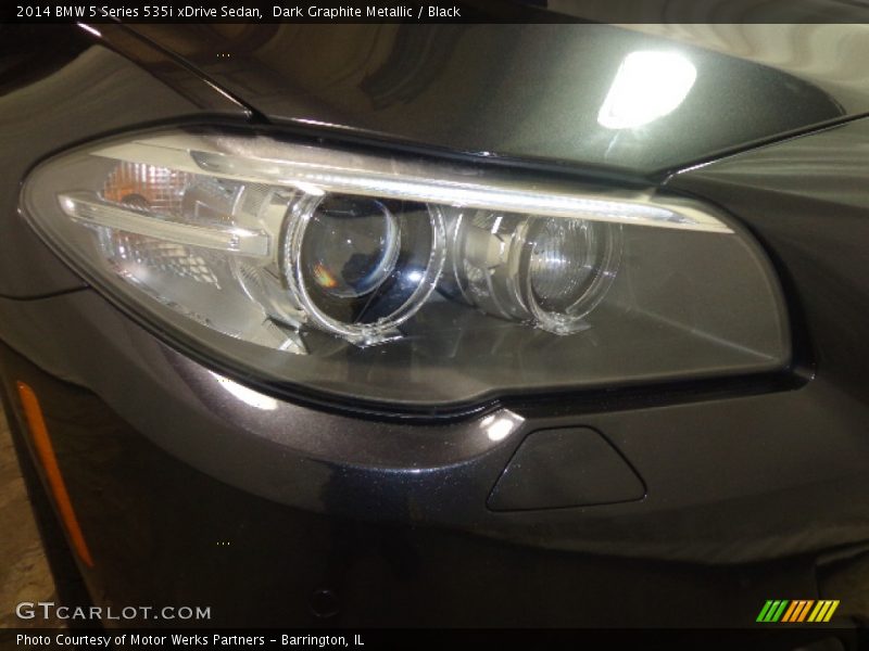 Dark Graphite Metallic / Black 2014 BMW 5 Series 535i xDrive Sedan
