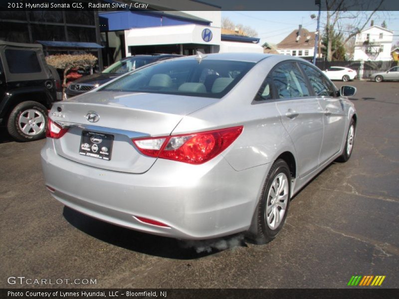 Radiant Silver / Gray 2012 Hyundai Sonata GLS