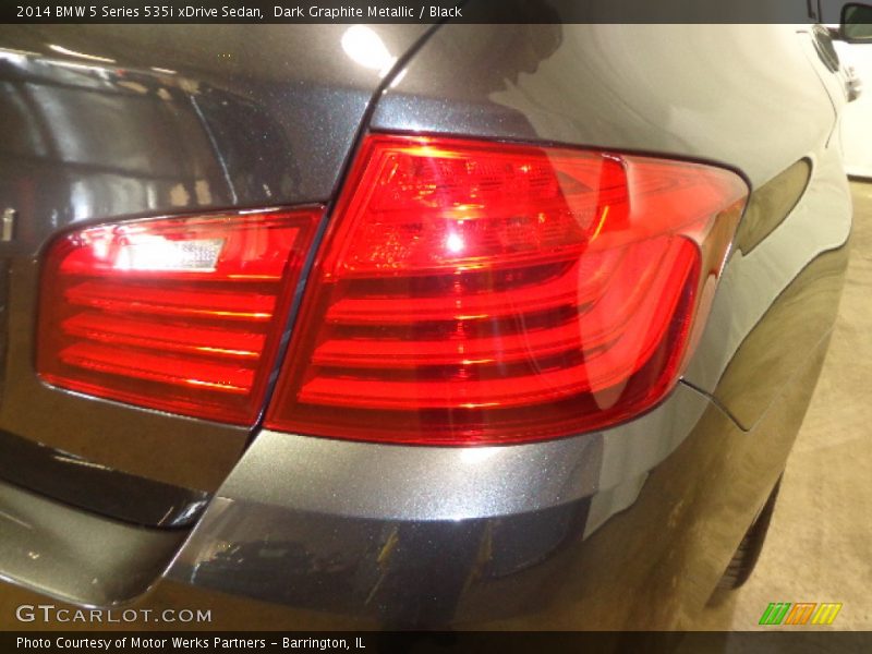 Dark Graphite Metallic / Black 2014 BMW 5 Series 535i xDrive Sedan