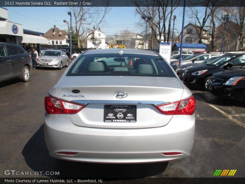 Radiant Silver / Gray 2012 Hyundai Sonata GLS