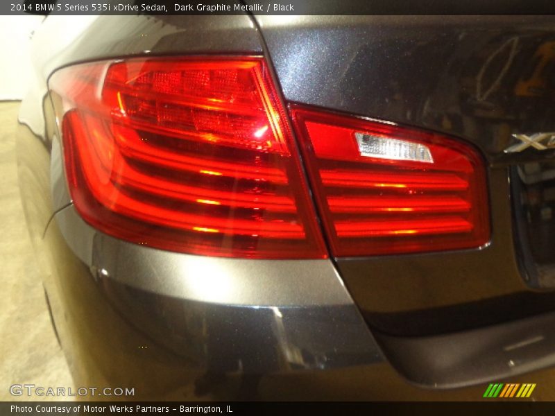 Dark Graphite Metallic / Black 2014 BMW 5 Series 535i xDrive Sedan