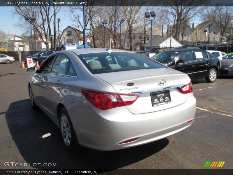 Radiant Silver / Gray 2012 Hyundai Sonata GLS