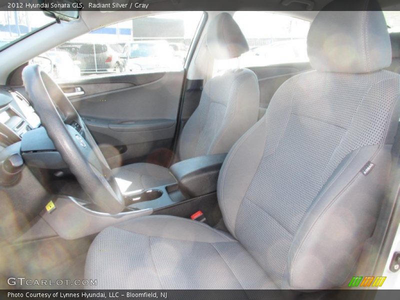 Radiant Silver / Gray 2012 Hyundai Sonata GLS