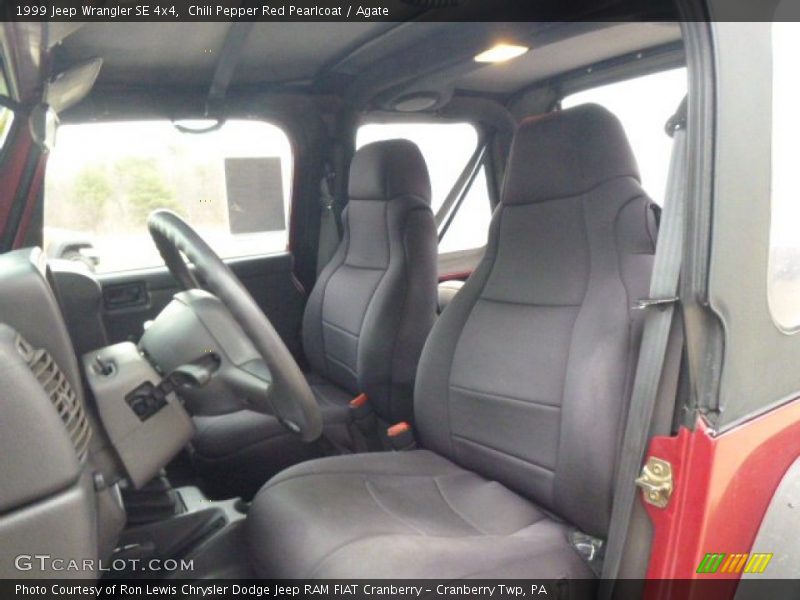 Chili Pepper Red Pearlcoat / Agate 1999 Jeep Wrangler SE 4x4