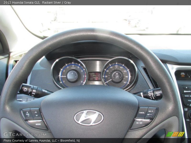Radiant Silver / Gray 2012 Hyundai Sonata GLS