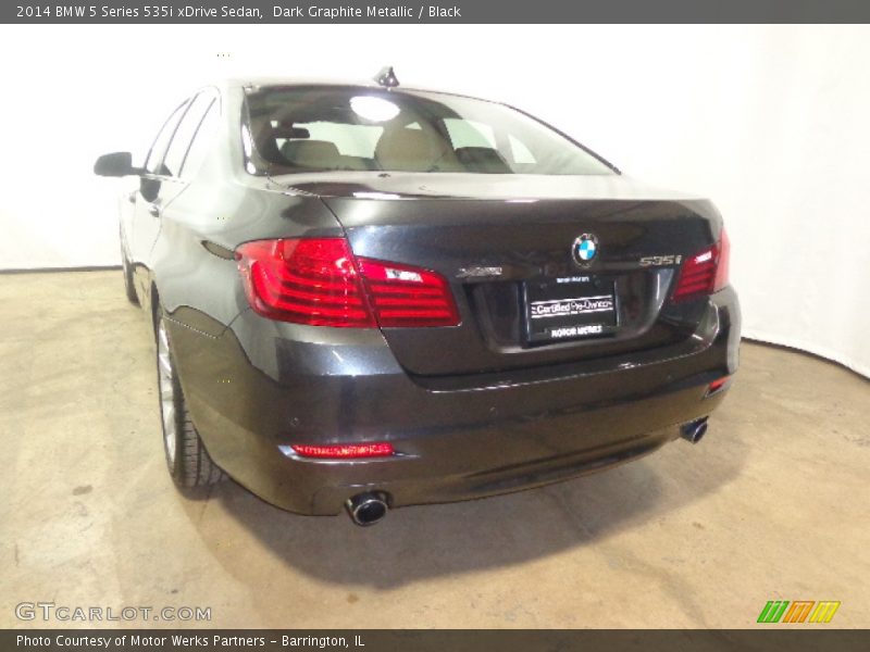 Dark Graphite Metallic / Black 2014 BMW 5 Series 535i xDrive Sedan