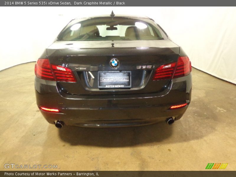 Dark Graphite Metallic / Black 2014 BMW 5 Series 535i xDrive Sedan