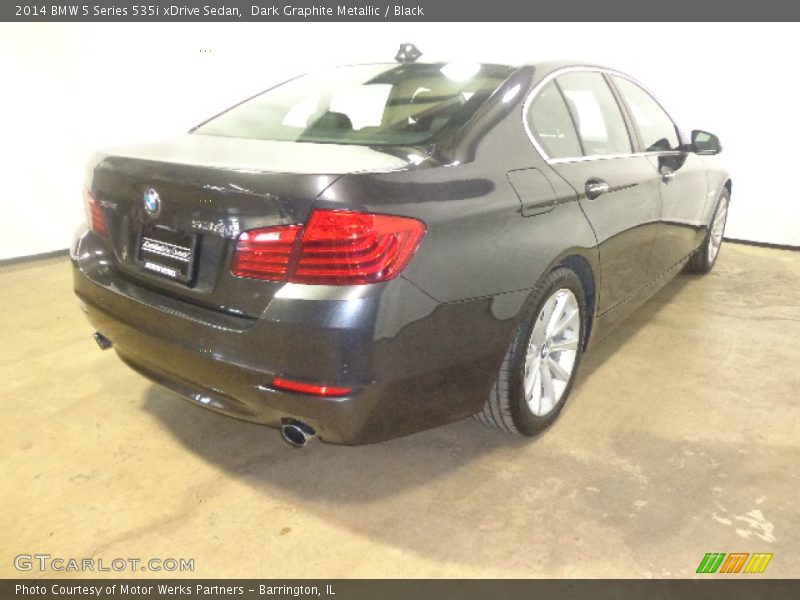 Dark Graphite Metallic / Black 2014 BMW 5 Series 535i xDrive Sedan