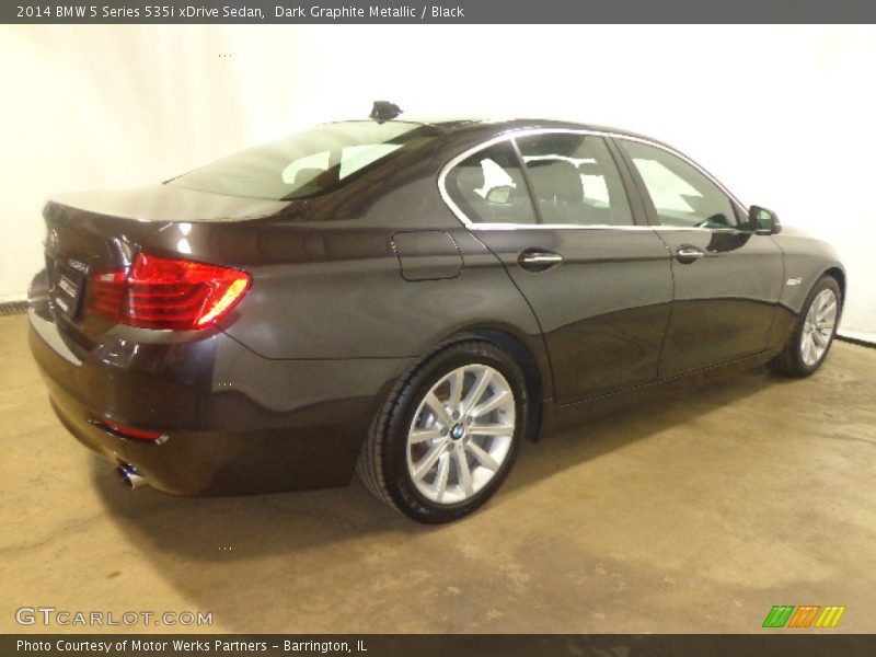 Dark Graphite Metallic / Black 2014 BMW 5 Series 535i xDrive Sedan