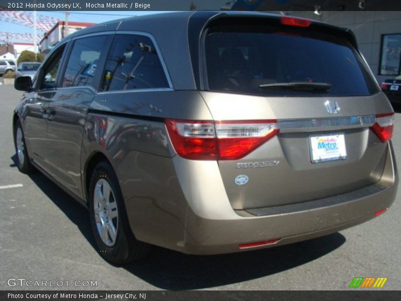 Mocha Metallic / Beige 2012 Honda Odyssey LX