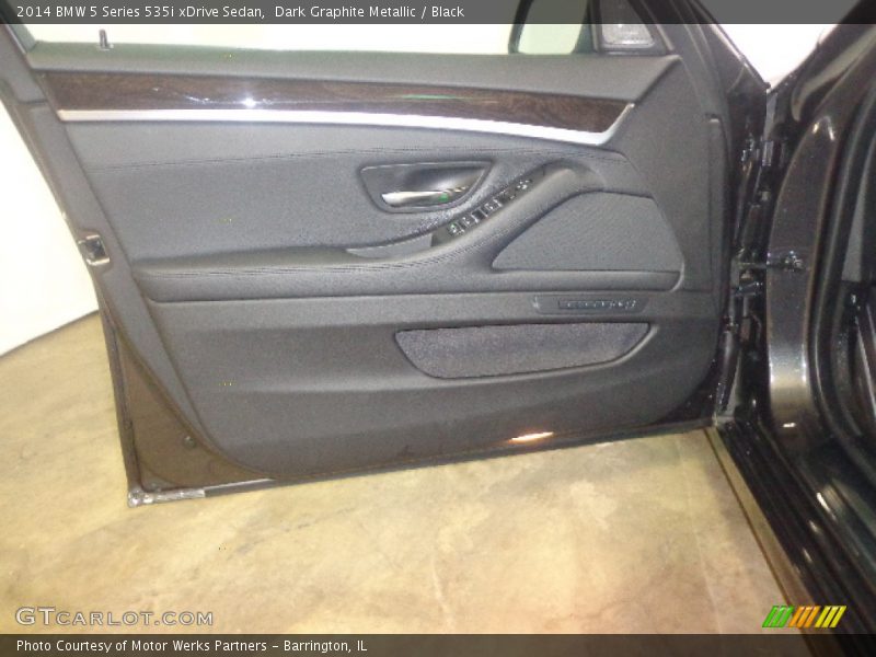 Dark Graphite Metallic / Black 2014 BMW 5 Series 535i xDrive Sedan