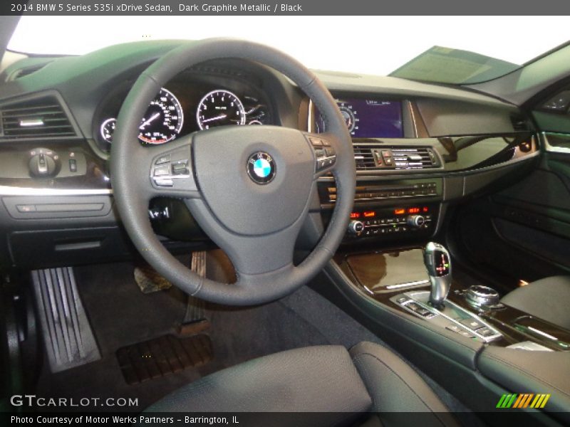Dark Graphite Metallic / Black 2014 BMW 5 Series 535i xDrive Sedan