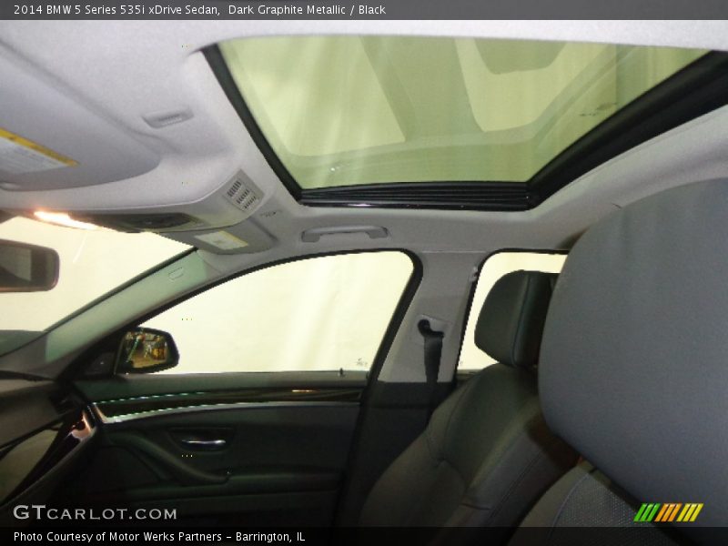 Dark Graphite Metallic / Black 2014 BMW 5 Series 535i xDrive Sedan