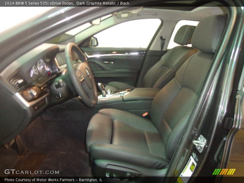 Front Seat of 2014 5 Series 535i xDrive Sedan