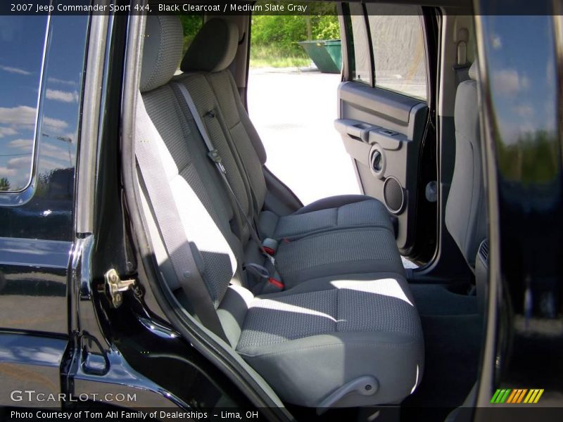 Black Clearcoat / Medium Slate Gray 2007 Jeep Commander Sport 4x4