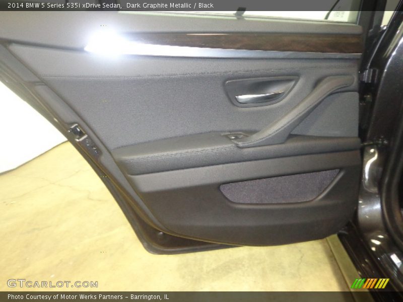 Dark Graphite Metallic / Black 2014 BMW 5 Series 535i xDrive Sedan