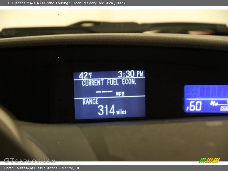 Velocity Red Mica / Black 2013 Mazda MAZDA3 i Grand Touring 5 Door