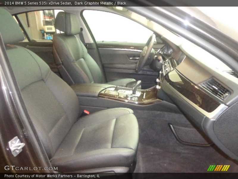 Dark Graphite Metallic / Black 2014 BMW 5 Series 535i xDrive Sedan