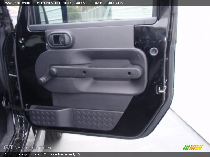 Black / Dark Slate Gray/Med Slate Gray 2008 Jeep Wrangler Unlimited X 4x4