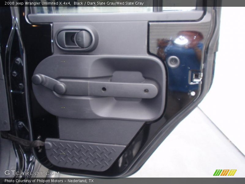 Black / Dark Slate Gray/Med Slate Gray 2008 Jeep Wrangler Unlimited X 4x4