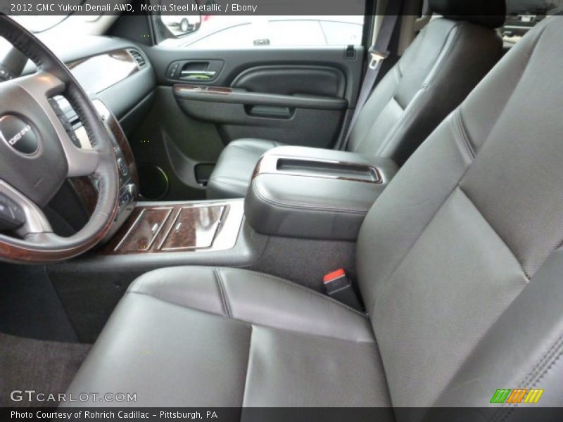 Mocha Steel Metallic / Ebony 2012 GMC Yukon Denali AWD