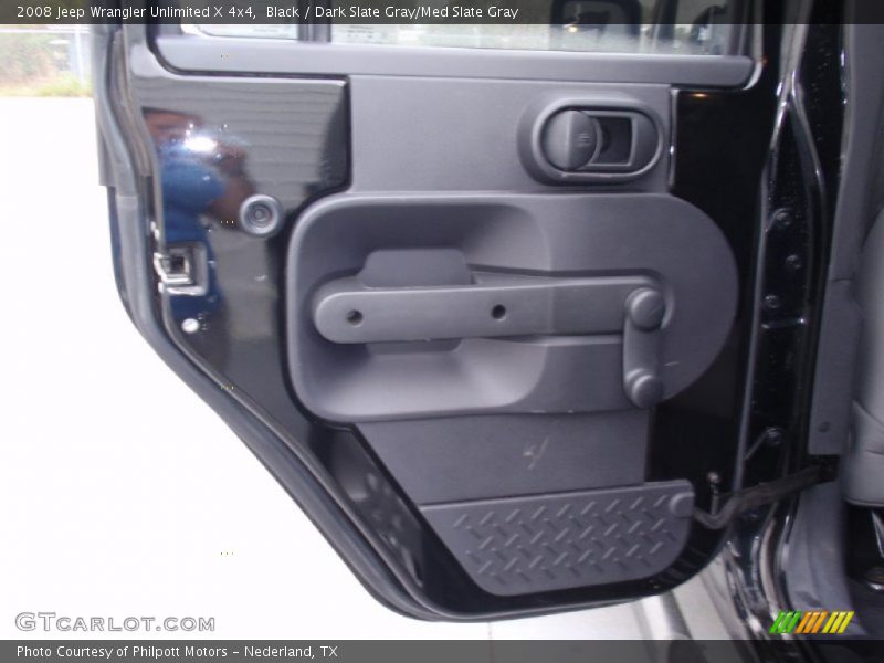 Black / Dark Slate Gray/Med Slate Gray 2008 Jeep Wrangler Unlimited X 4x4