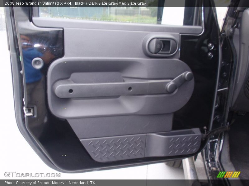 Black / Dark Slate Gray/Med Slate Gray 2008 Jeep Wrangler Unlimited X 4x4