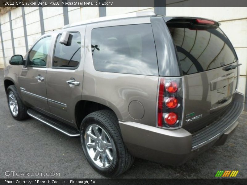 Mocha Steel Metallic / Ebony 2012 GMC Yukon Denali AWD