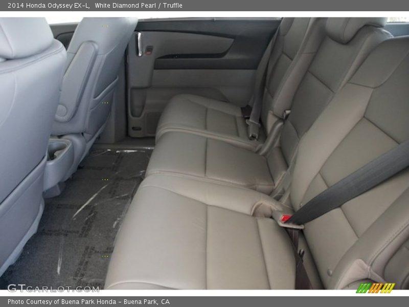 White Diamond Pearl / Truffle 2014 Honda Odyssey EX-L