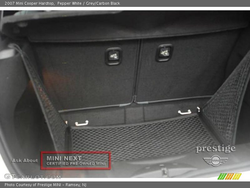 Pepper White / Grey/Carbon Black 2007 Mini Cooper Hardtop