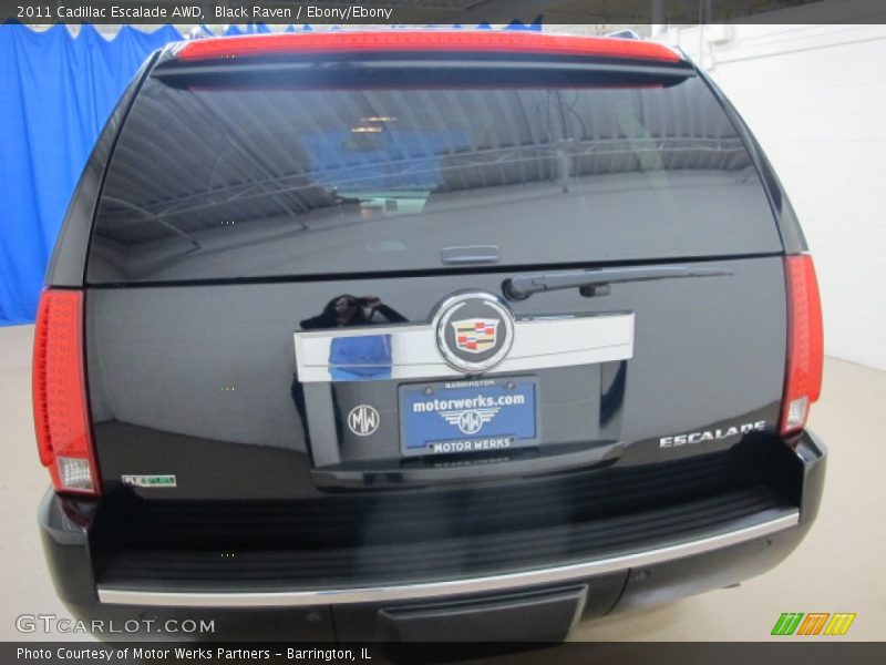 Black Raven / Ebony/Ebony 2011 Cadillac Escalade AWD