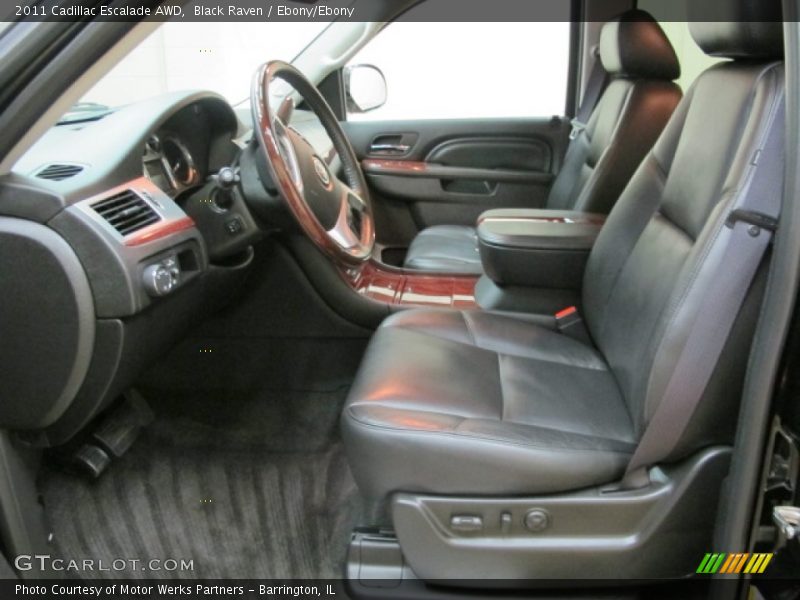 Black Raven / Ebony/Ebony 2011 Cadillac Escalade AWD