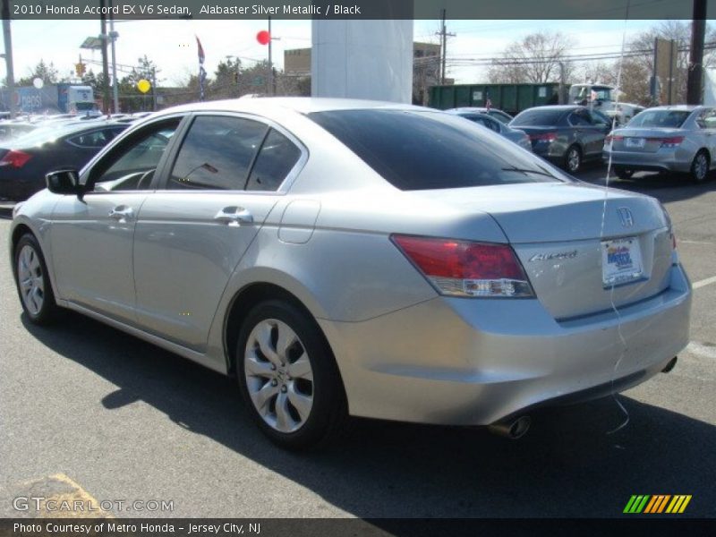 Alabaster Silver Metallic / Black 2010 Honda Accord EX V6 Sedan