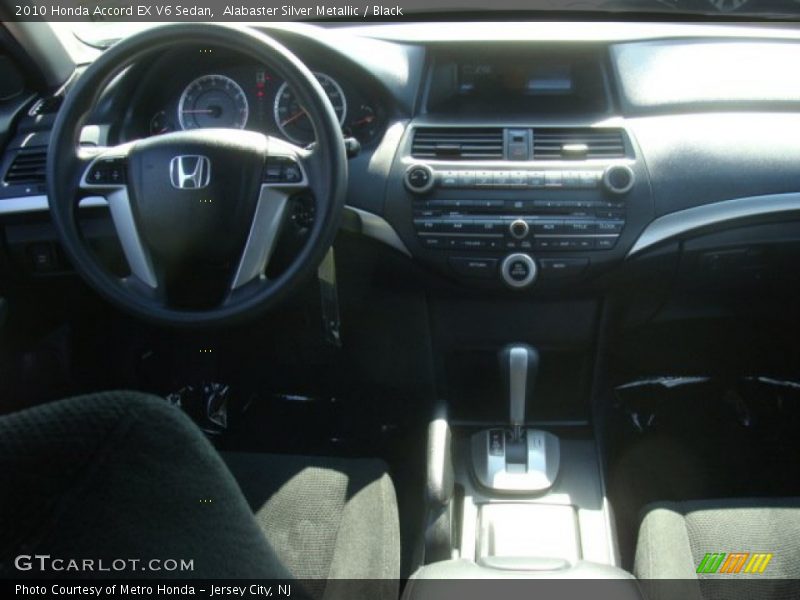 Alabaster Silver Metallic / Black 2010 Honda Accord EX V6 Sedan