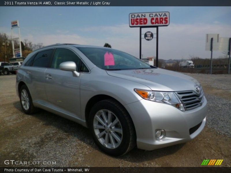 Classic Silver Metallic / Light Gray 2011 Toyota Venza I4 AWD