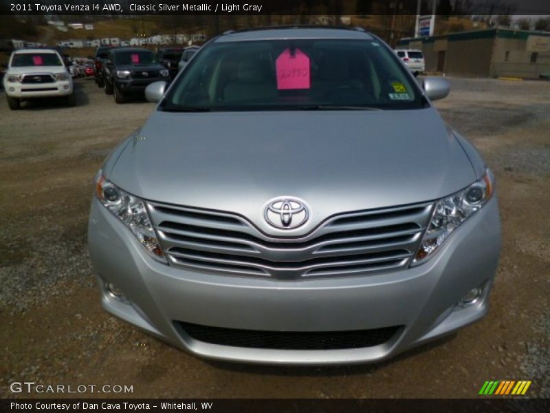 Classic Silver Metallic / Light Gray 2011 Toyota Venza I4 AWD