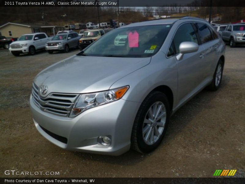 Classic Silver Metallic / Light Gray 2011 Toyota Venza I4 AWD
