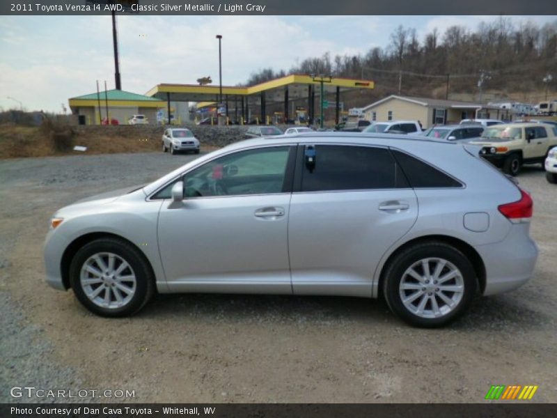 Classic Silver Metallic / Light Gray 2011 Toyota Venza I4 AWD
