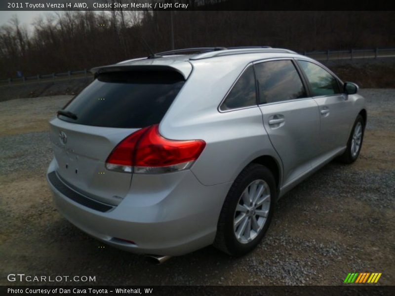 Classic Silver Metallic / Light Gray 2011 Toyota Venza I4 AWD