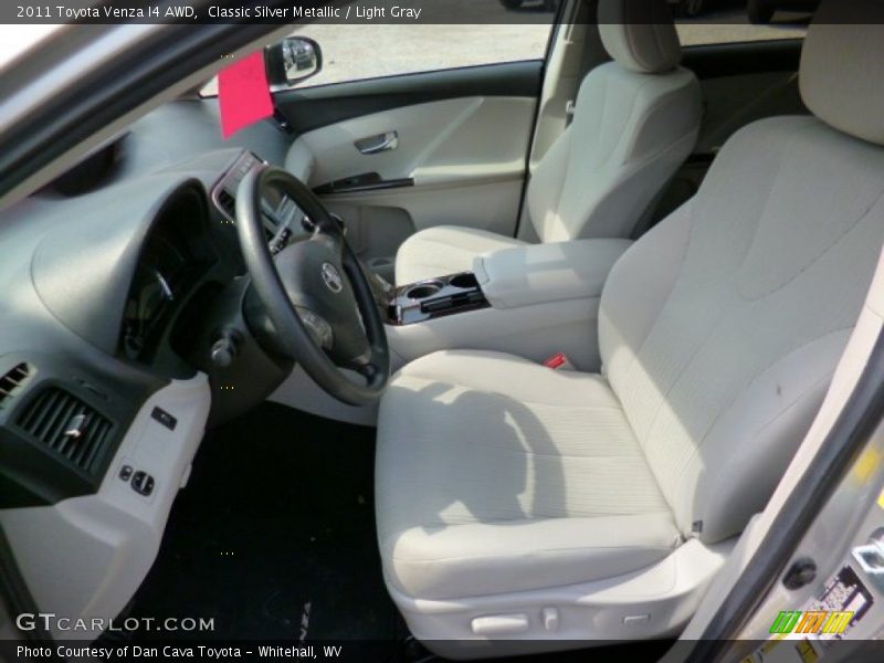Classic Silver Metallic / Light Gray 2011 Toyota Venza I4 AWD