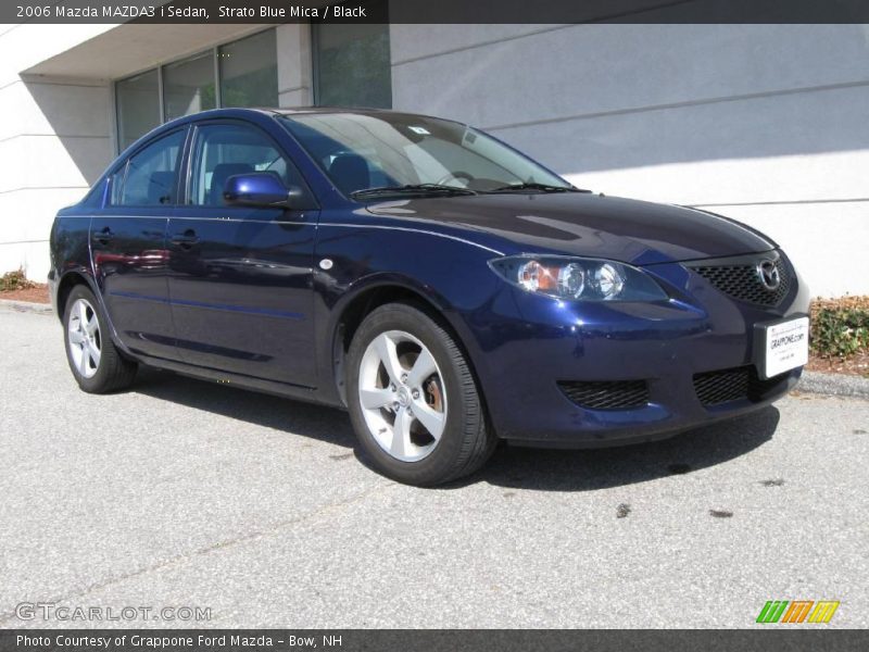 Strato Blue Mica / Black 2006 Mazda MAZDA3 i Sedan