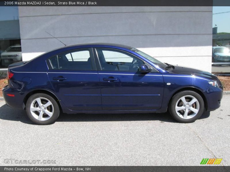 Strato Blue Mica / Black 2006 Mazda MAZDA3 i Sedan