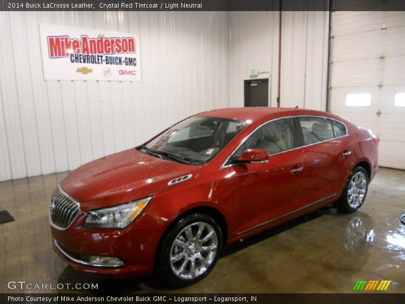 Crystal Red Tintcoat / Light Neutral 2014 Buick LaCrosse Leather