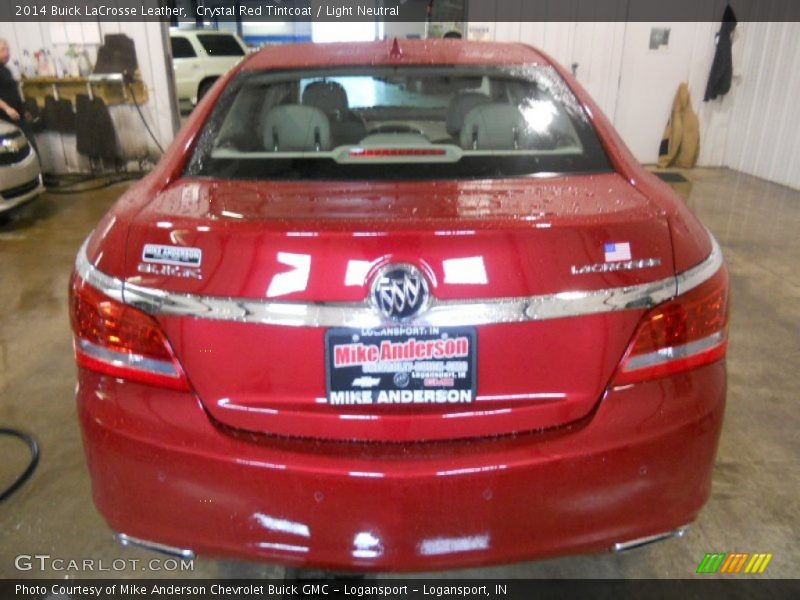 Crystal Red Tintcoat / Light Neutral 2014 Buick LaCrosse Leather