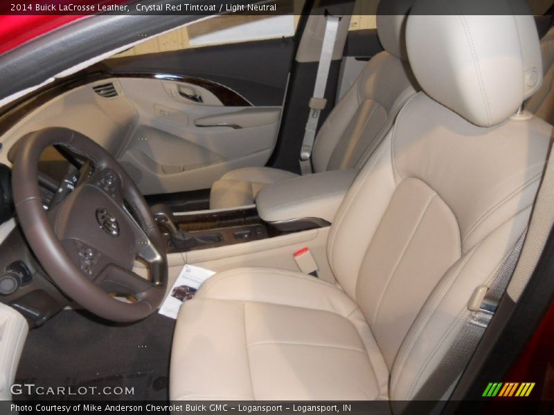 Crystal Red Tintcoat / Light Neutral 2014 Buick LaCrosse Leather