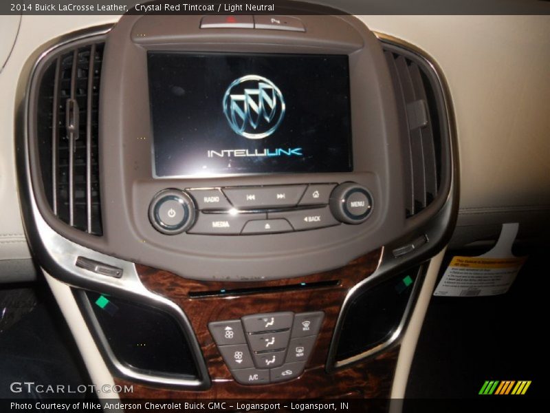 Crystal Red Tintcoat / Light Neutral 2014 Buick LaCrosse Leather