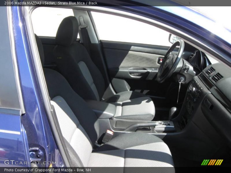 Strato Blue Mica / Black 2006 Mazda MAZDA3 i Sedan