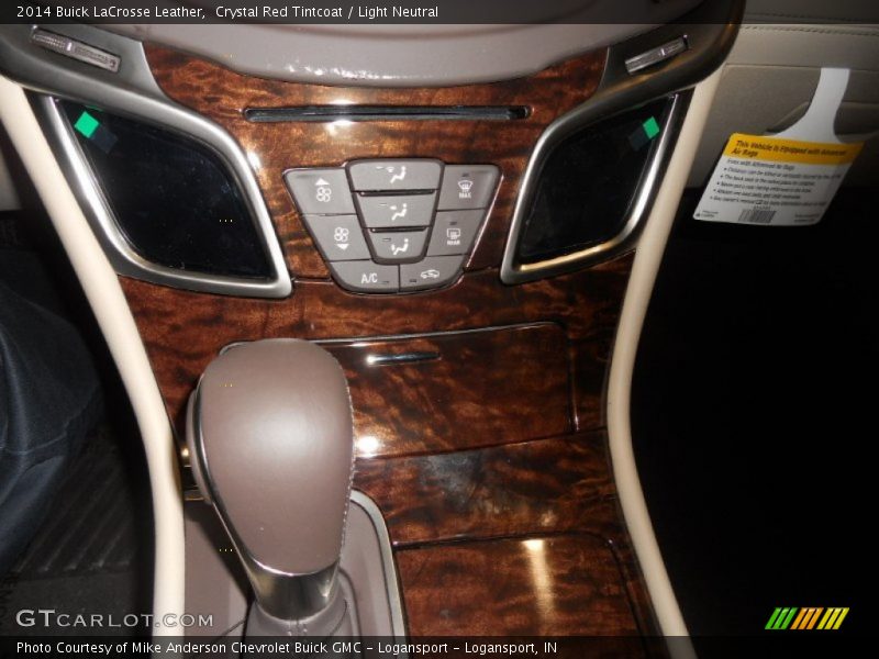 Crystal Red Tintcoat / Light Neutral 2014 Buick LaCrosse Leather