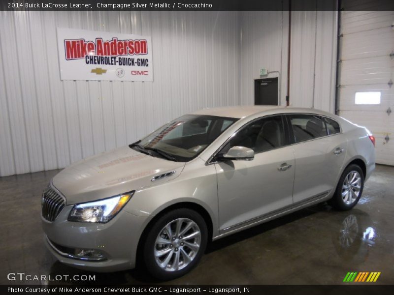 Champagne Silver Metallic / Choccachino 2014 Buick LaCrosse Leather